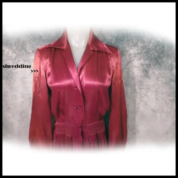 40s Dressing Gown For Glam Ghoul Femme Zombie COSTUME - 1940s Vintage - Picture 6 of 15